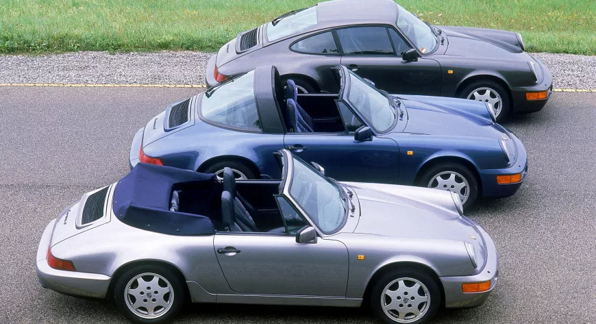 Porsche 911 (964)
в кузове Cabrio,
Targa и Coupe - фото