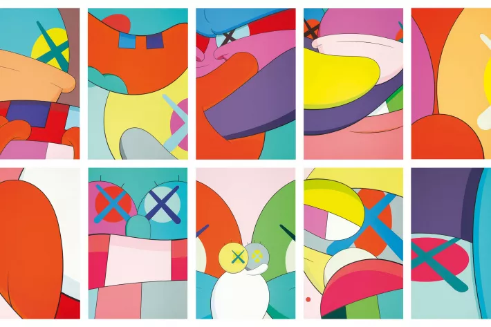 KAWS «Без ответа» (No Reply), 2015. Набор из 10 отпечатков. Один из топ-лотов январских торгов Philips - фото