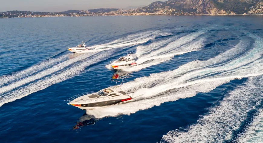 Спортивные корни 
Sunseeker как нельзя 
лучше соответствуют 
духу Formula 1 - фото