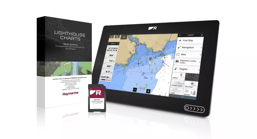 Raymarine подталкивает пользователей к загрузке карт из официального магазина через приложение RayConnect, однако карты памяти microSD в Axiom+ по-прежнему поддерживаются - фото