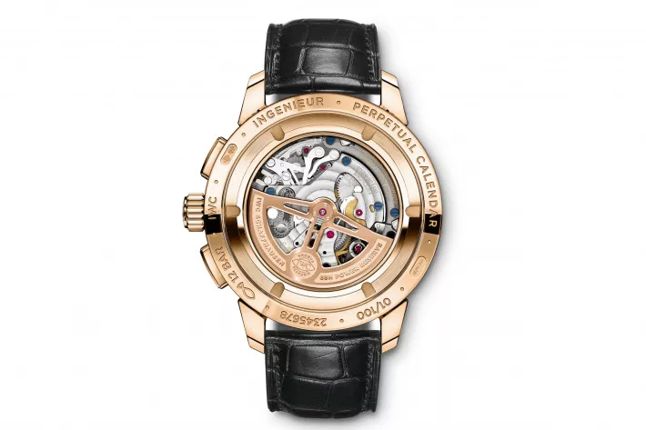 Флагман коллекции — вечный календарь с хронографом Ingenieur Perpetual Calendar Digital Date-Month в розово-золотом корпусе диаметром 45 мм - фото
