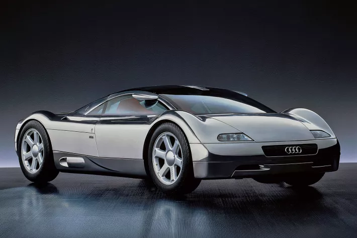 Audi AVUS quattro (1991) назван в честь первого в истории автобана — «Улицы для повседневной езды и спорта» - фото