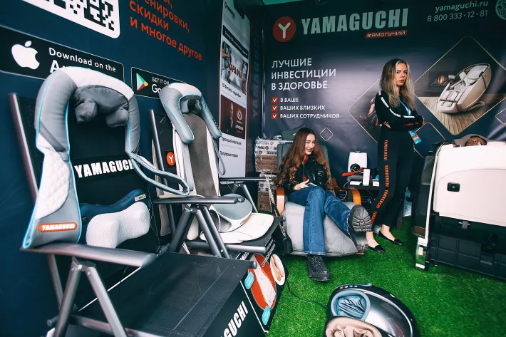 Компания Yamaguchi — крупнейший поставщик
премиальной массажной техники для дома и офиса,
товаров для здоровья, красоты, спорта и фитнеса - фото
