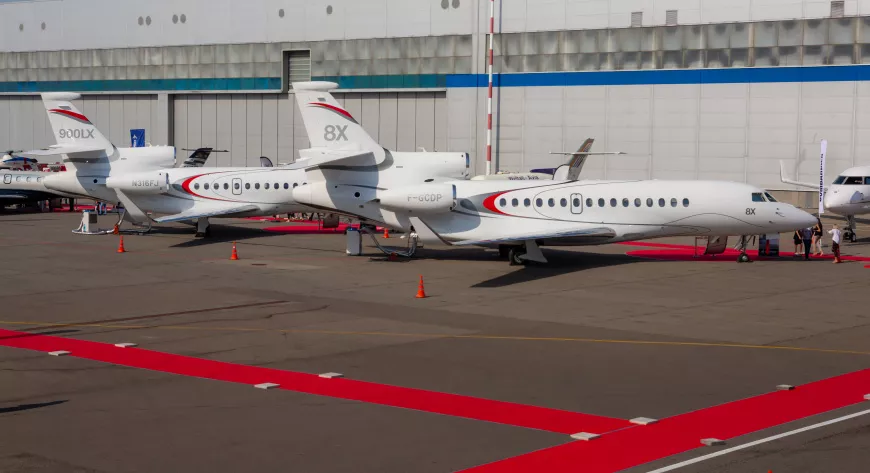 Сегодня в линейке 
Dassault Aviation 
шесть бизнес-джетов - фото