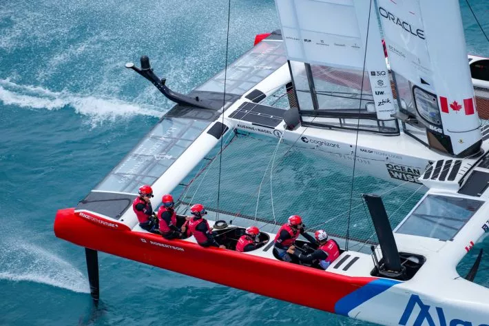 Canada SailGP Team в гонке Bermuda Sail Grand Prix - фото 1