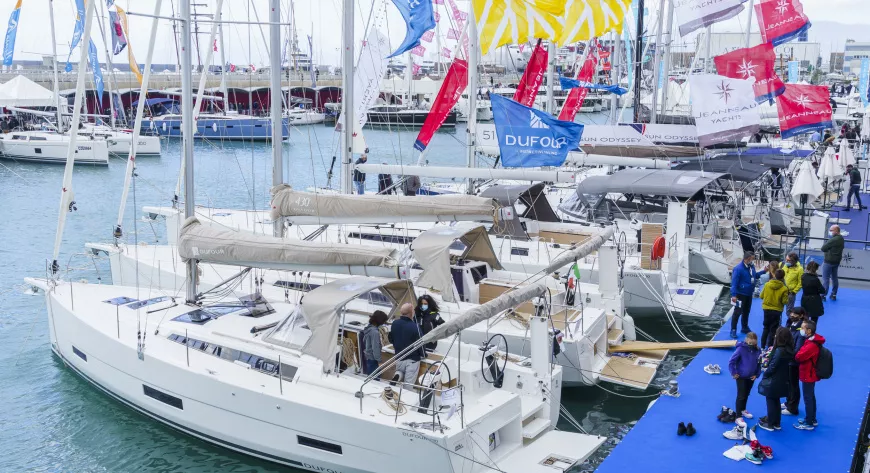Протокол 
безопасности 
на Genoa Boat 
Show в связи 
с пандемией был 
даже строже мер, 
установленных 
правительством 
Италии - фото