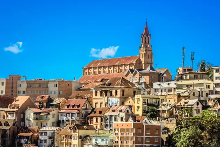 Панорама островной столицы Антананариву - фото