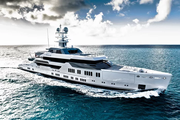 Суперяхта Ester III станет одним из главных и ожидаемых экспонатов на Monaco Yacht Show 2015
 - фото