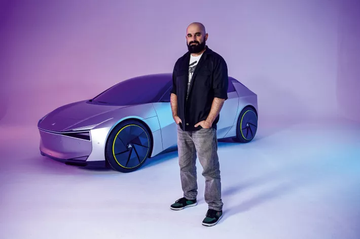 За плечами Александра Селипанова создание таких известных скоростных автомобилей, как Lamborghini Huracan, Bugatti Chiron, Genesis  Essentia и Koeningsegg Gimera. В данном же случае его вдохновил  Volkswagen Golf 1974 года выпуска  - фото