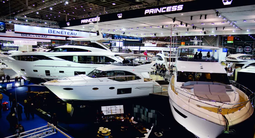 Стенд Princess Yachts 
снова стал одним 
из самых видных - фото