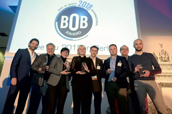 Представители верфей, чьи лодки стали победителями BOB Award 2017

 - фото