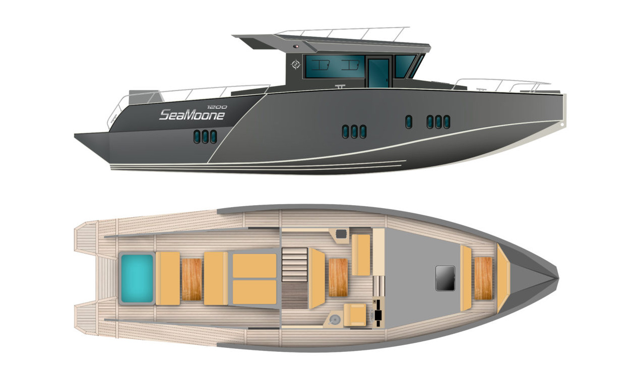 Катер SeaMoone SM1200 - фото 1