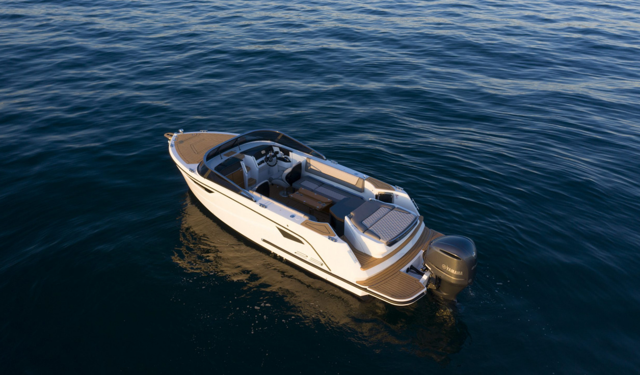 Катер Alfastreet Marine 25 Cabin Evo Outboard - фото 2