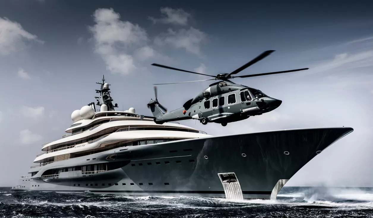 Моторная яхта Lurssen Flying Fox - фото 1