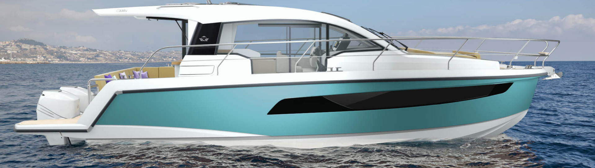 Катер Sealine C335v  - фото