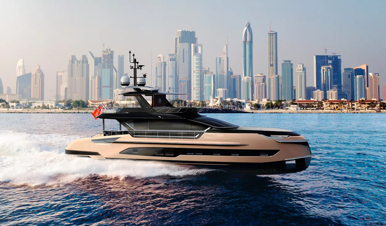 Моторная яхта Dynamiq GTM 90 Beach Club - фото 2