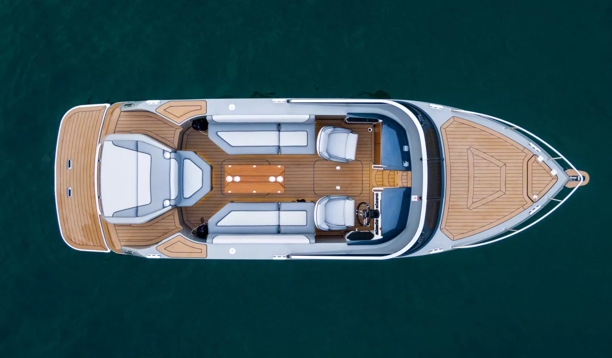 Катер Alfastreet Marine 23 Cabin EVO Electric - фото 1
