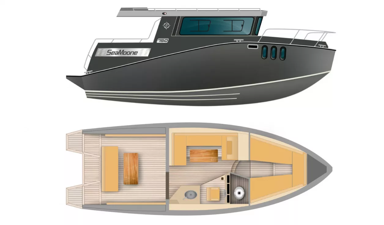 Катер SeaMoone SM750 - фото 1