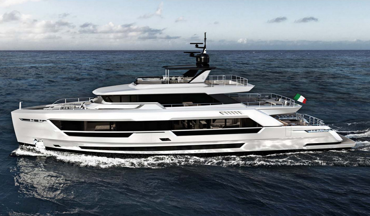Моторная яхта Ocean King Ducale 120 - фото 1