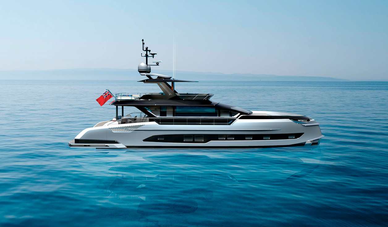 Моторная яхта Dynamiq GTM 90 Beach Club - фото 1
