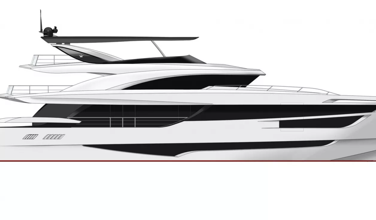 Моторная яхта Dominator 38M Tri Deck - фото 1