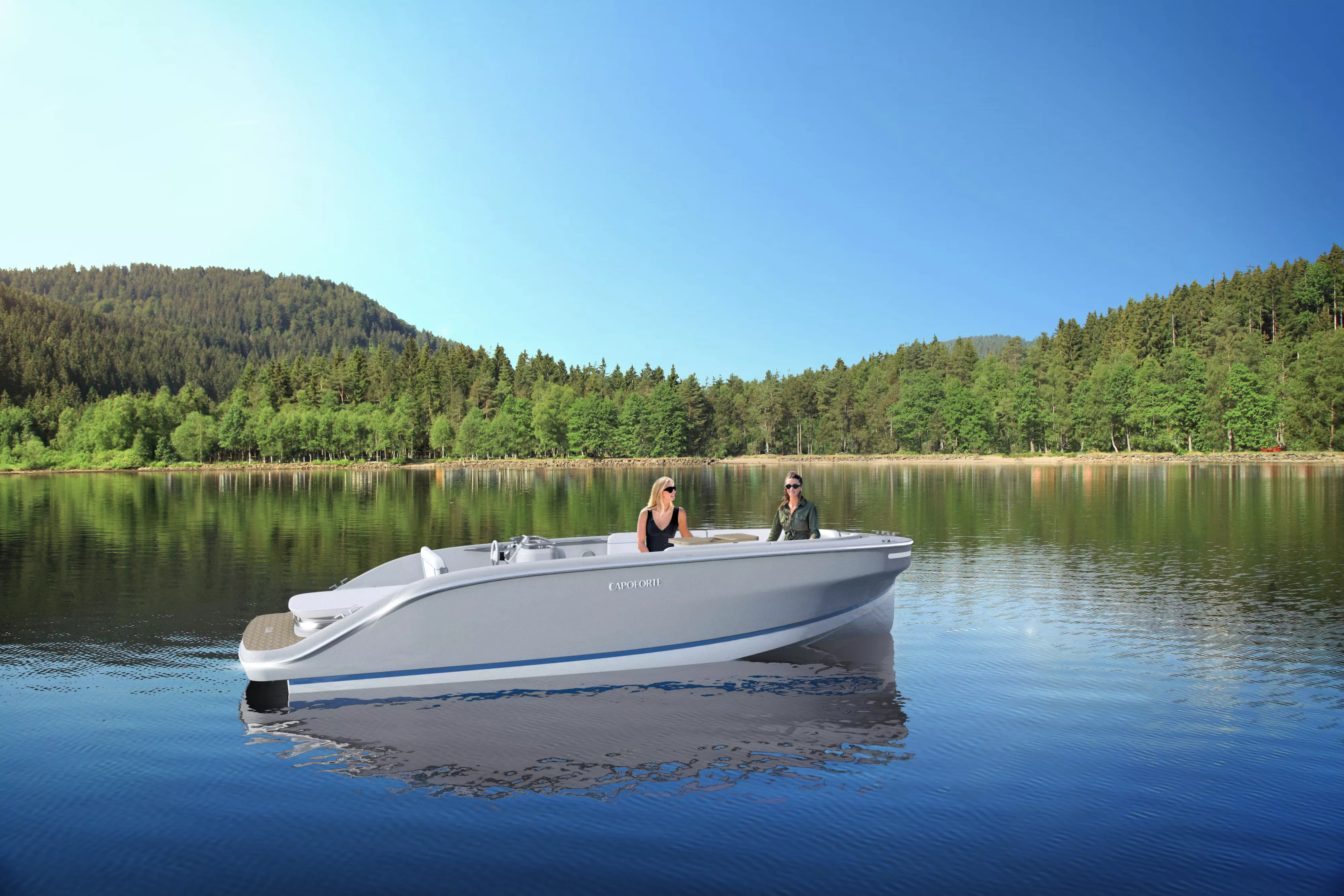 Электрический катер Capoforte SQ240i