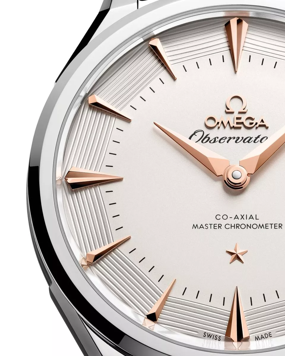 Фрагмент циферблата часов-хронометра Omega