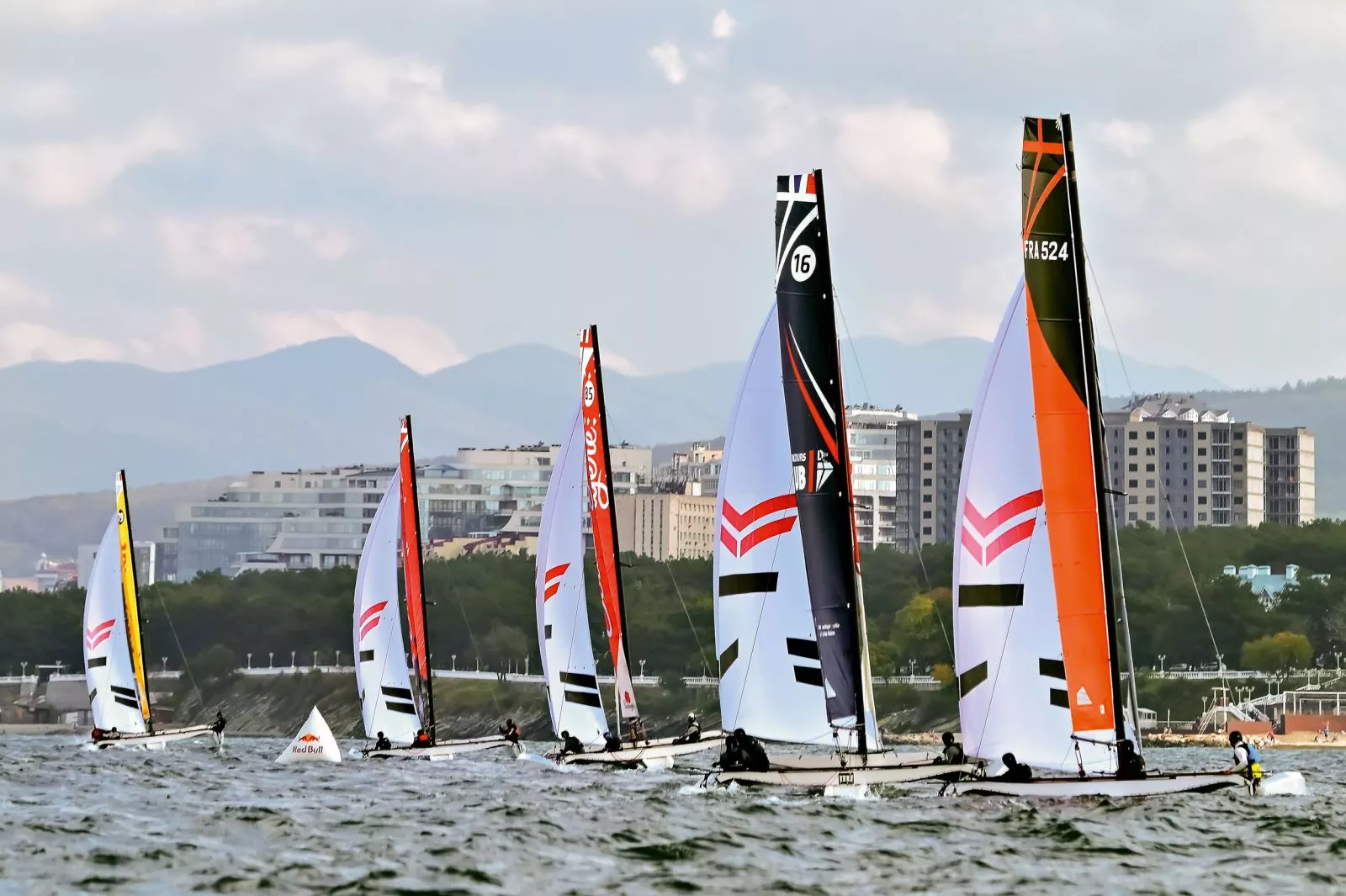 Тримараны Diam24 во время регаты в Черном море